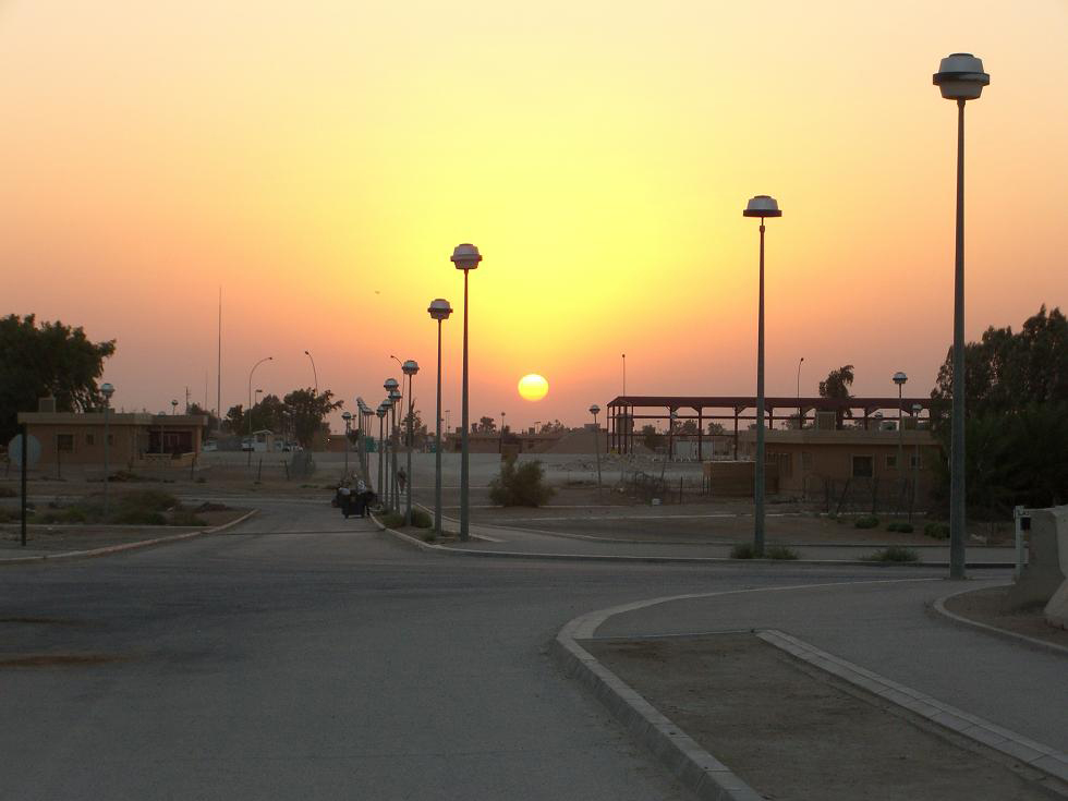 sunrise in Al Asad